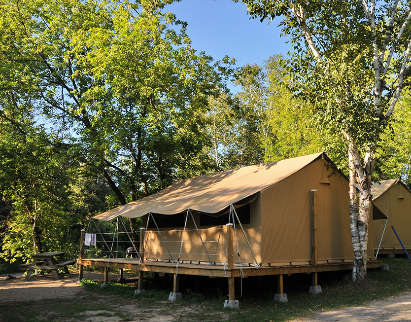 Camping du gouffre Baie Saint Paul Charlevoix camp